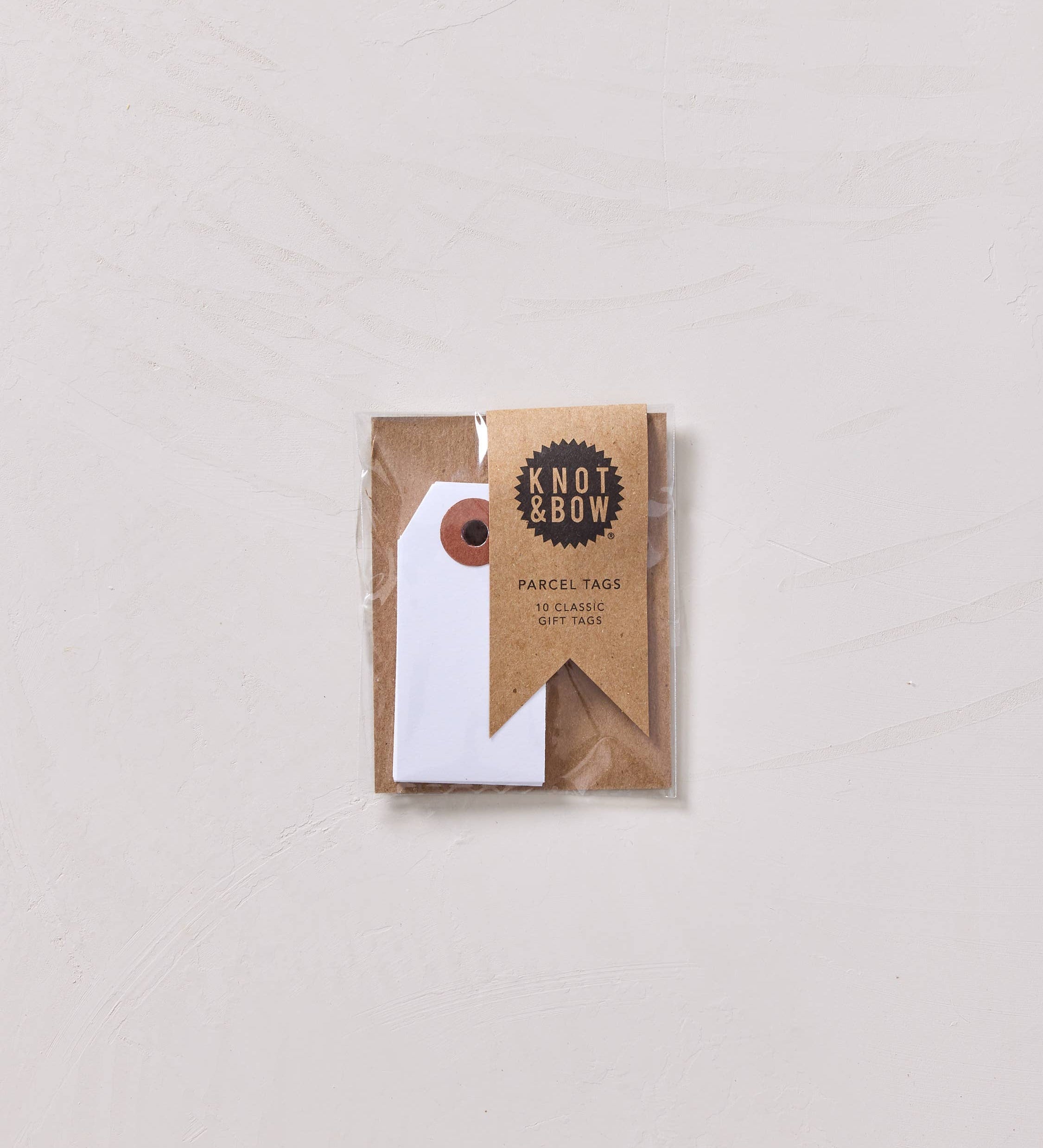 White Parcel Tags: White