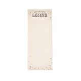 Don't Be A Lady, Be A Legend (Stevie Nicks) Skinny Notepad