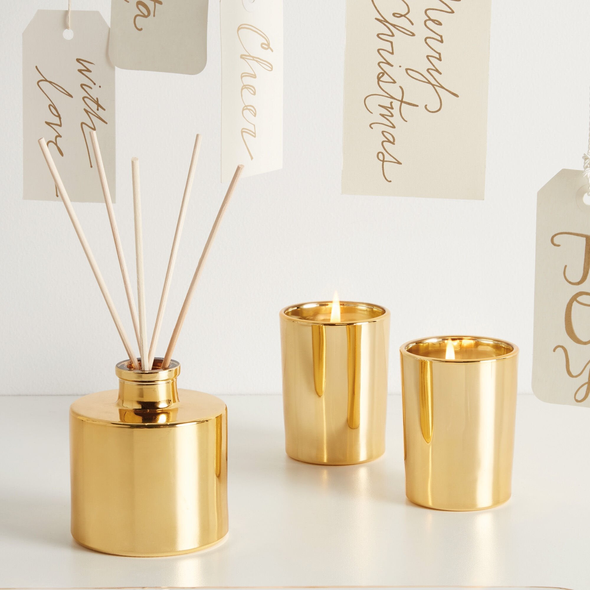 Frasier Fir Gilded Petite Gold Reed Diffuser