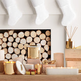 Frasier Fir Gilded Votive Candle Gold