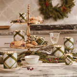 Frasier Fir Frosted Plaid Candle 6.5 oz