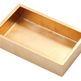 Caspari Guest Gold Lacquer Holder