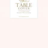 Caspari Paper Linen Ivory Airlaid Tablecover 5.2 x 8.2 ft