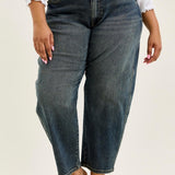 Judy Blue High Waist Marlow Hollywood Waistband Double Button Jeans – Plus