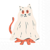 Ghost Kitty Cocktail Napkin