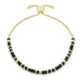 Mystical Black Spinel Gold Bracelet