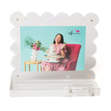 Nora Fleming Large Clearly A-nora-ble Scalloped Acrylic Frame