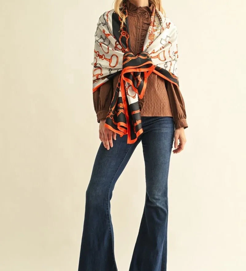 Orange Mix Scarf