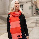 STEVIE Scarf Strawberry Stripe