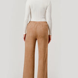 Faux Suede Pants