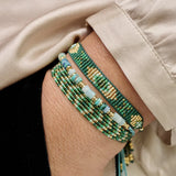Magic Emerald Friendship Beaded Bracelet