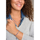 Yolanda Silver & Kyanite Mix Gemstone Necklace